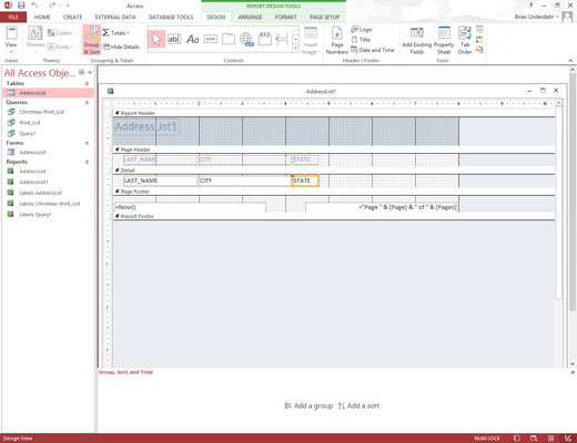 Select the field to which you want apply conditional formatting.