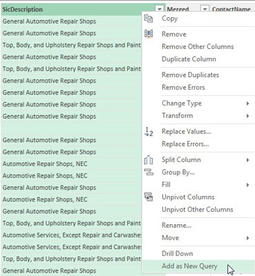 Quickly create reference tables.