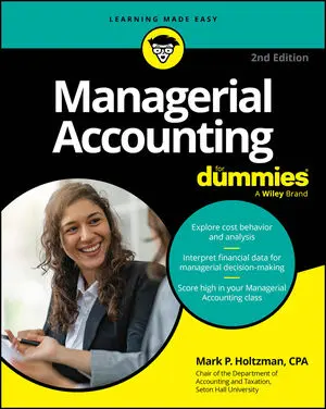 Managerial Accounting For Dummies, 2nd Edition book cover