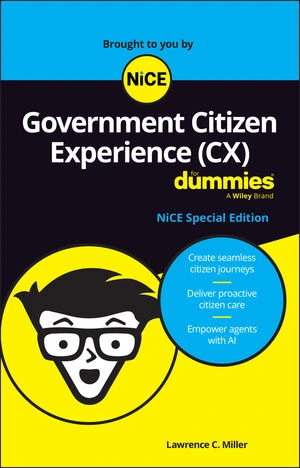 Government Citizen Experience (CX) For Dummies, NiCE Special Edition book cover