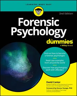 Forensic Psychology For Dummies book cover