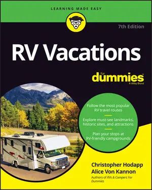RV Vacations For Dummies book cover