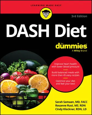 DASH Diet For Dummies book cover