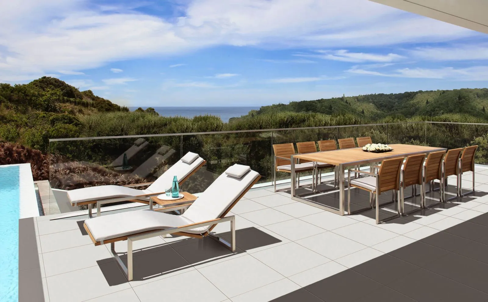 Aanleg luxe dakterras