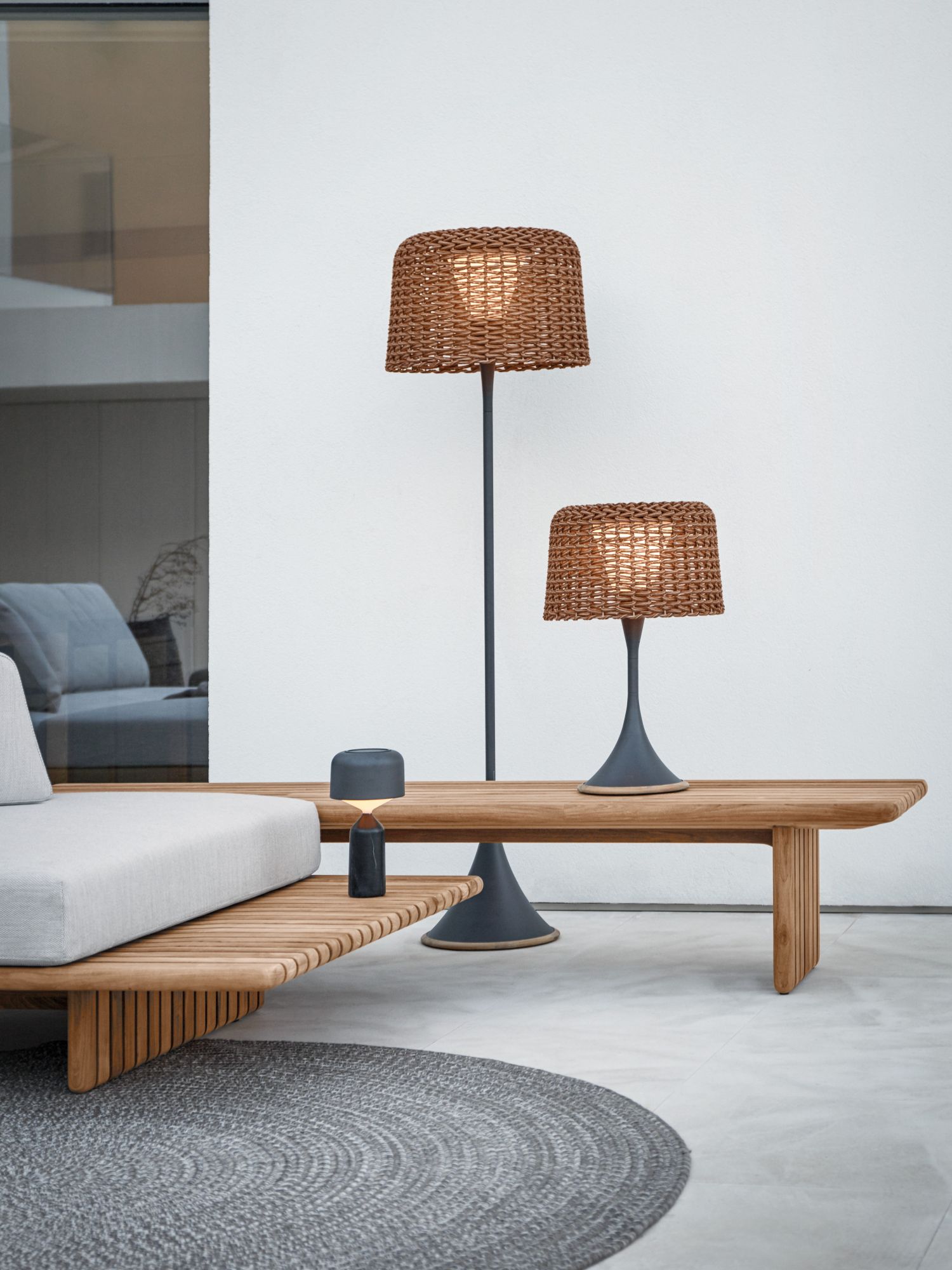 Gloster tuinverlichting voor op het dakterras