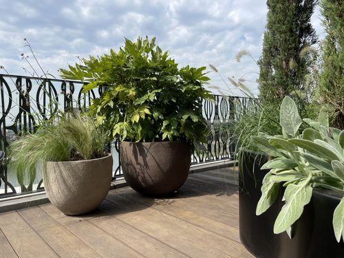 Atelier vierkant potten