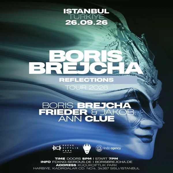 Boris Brejcha Reflections Tour Istanbul September 26, 2026 KüçükÇiftlik Park, Istanbul بوریس برشا Reflections Tour استانبول | ۴ مهر ۱۴۰۵ KüçükÇiftlik Park، استانبول
