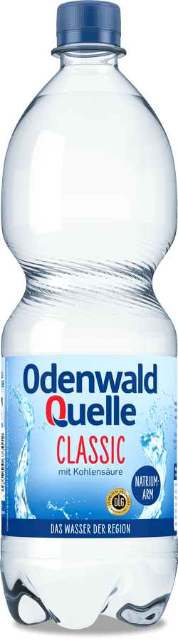 Odenwald Quelle Mineralwasser Classic in der 1l PET-Flasche