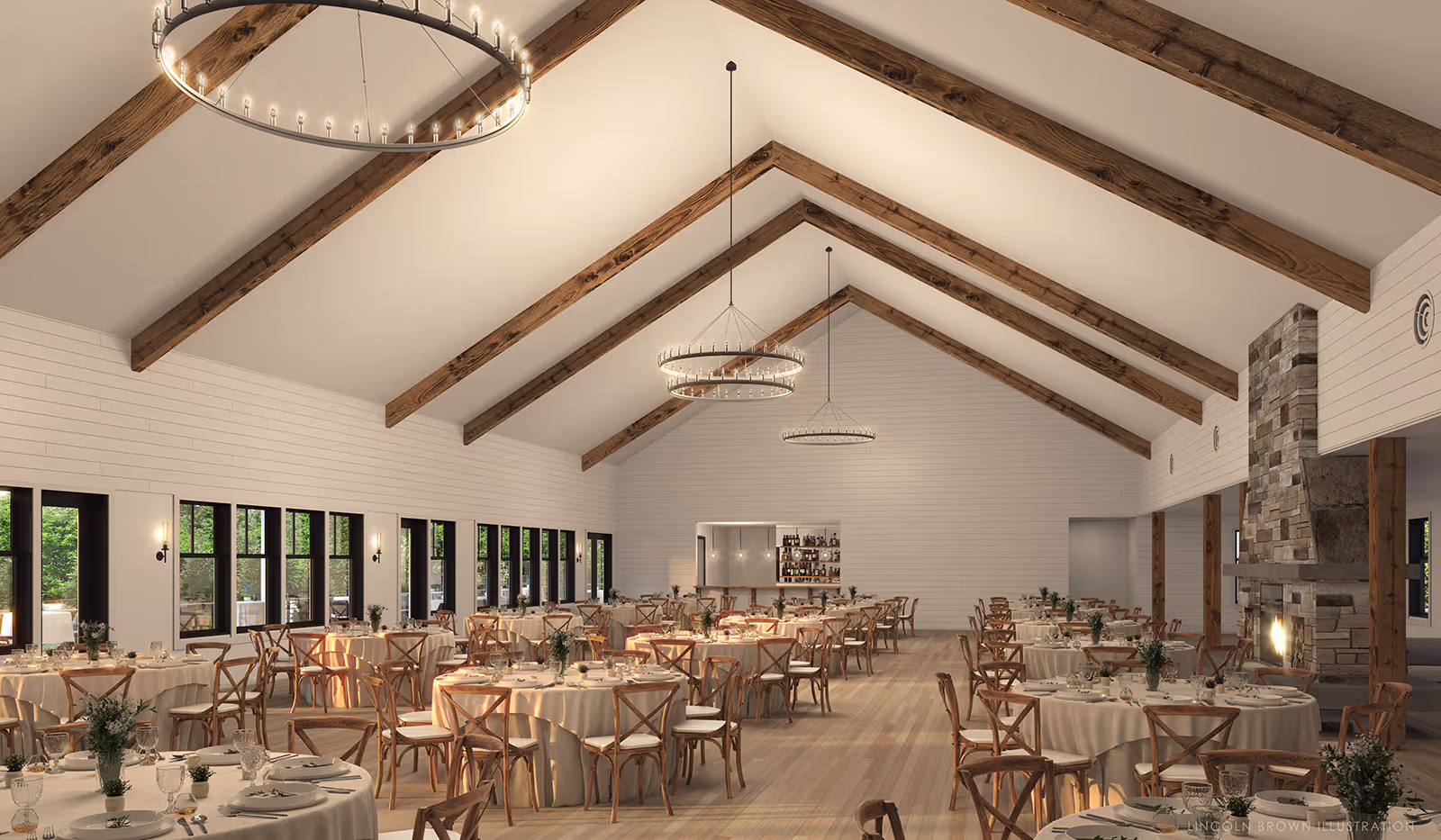 A stunning interior of Farmhouse.