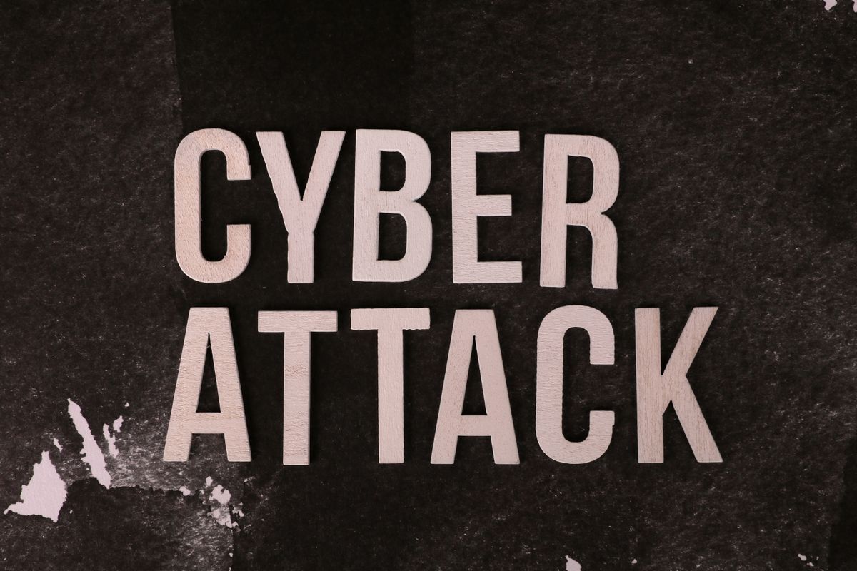 Cyber attack warning text, representing an emergency ransomware response