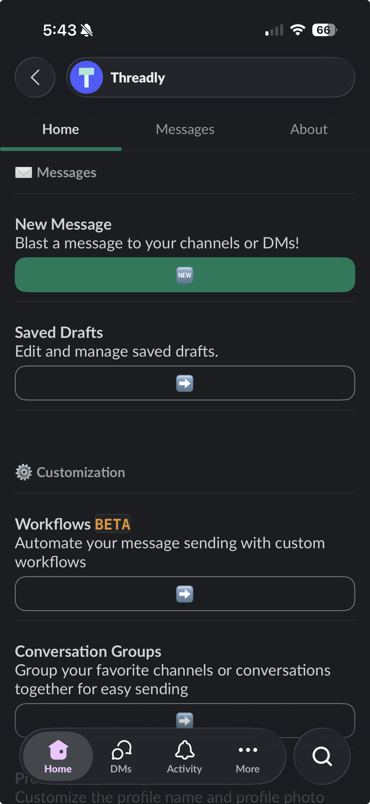 threadly app in slack