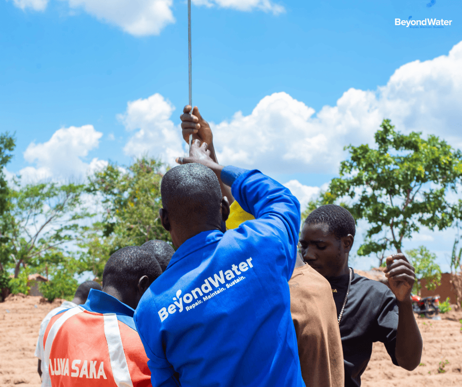 Area Mechanic demonstrating pump repair and maintenance 