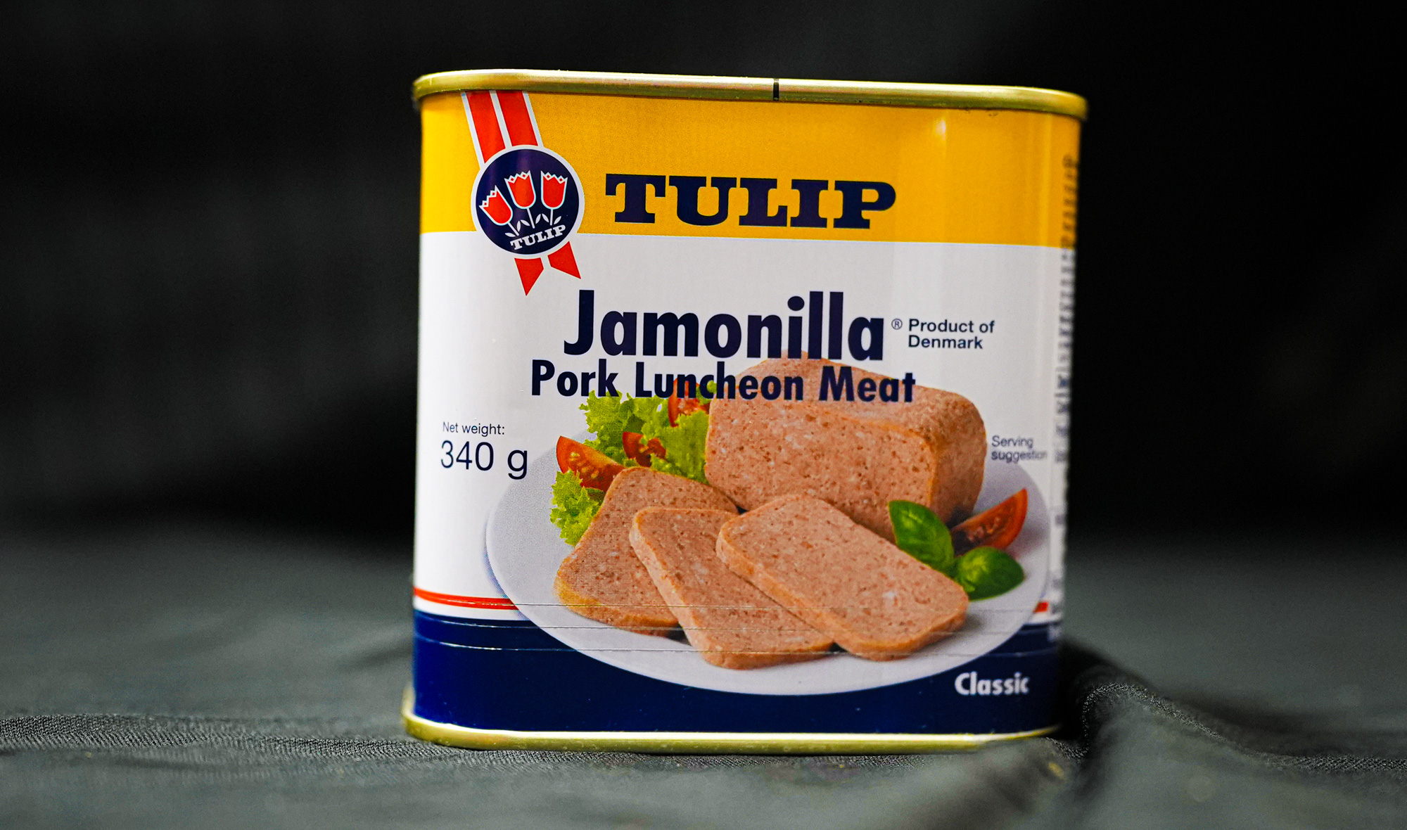 Can of pork luncheon meat