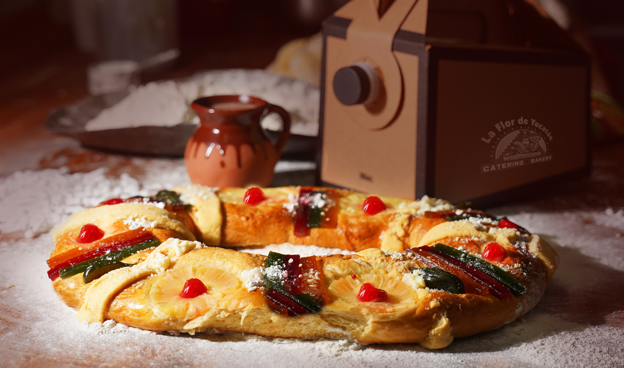 festive three kings rosca bread