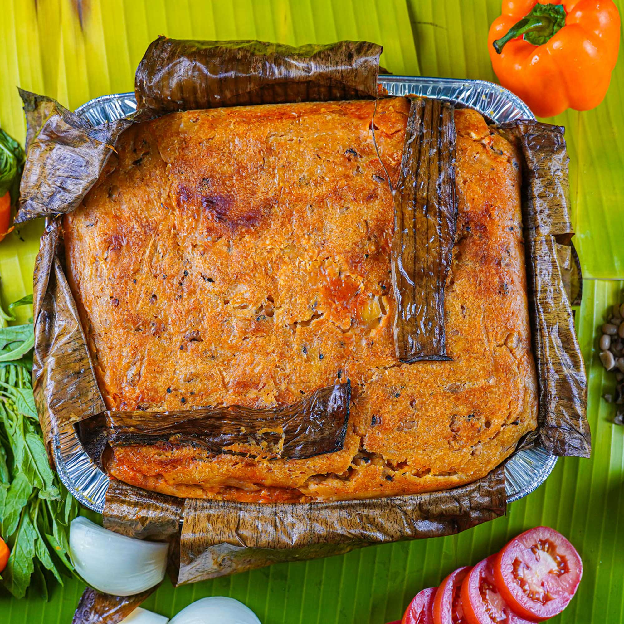 large mucbipollo steamed tamale