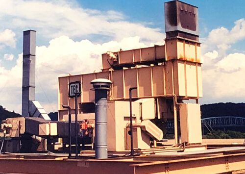 An thermal oxidizer installed in 1996