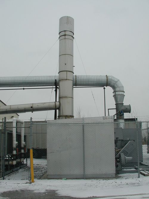 Catalytic Oxidizer Treating Flexographic Printing Emissions