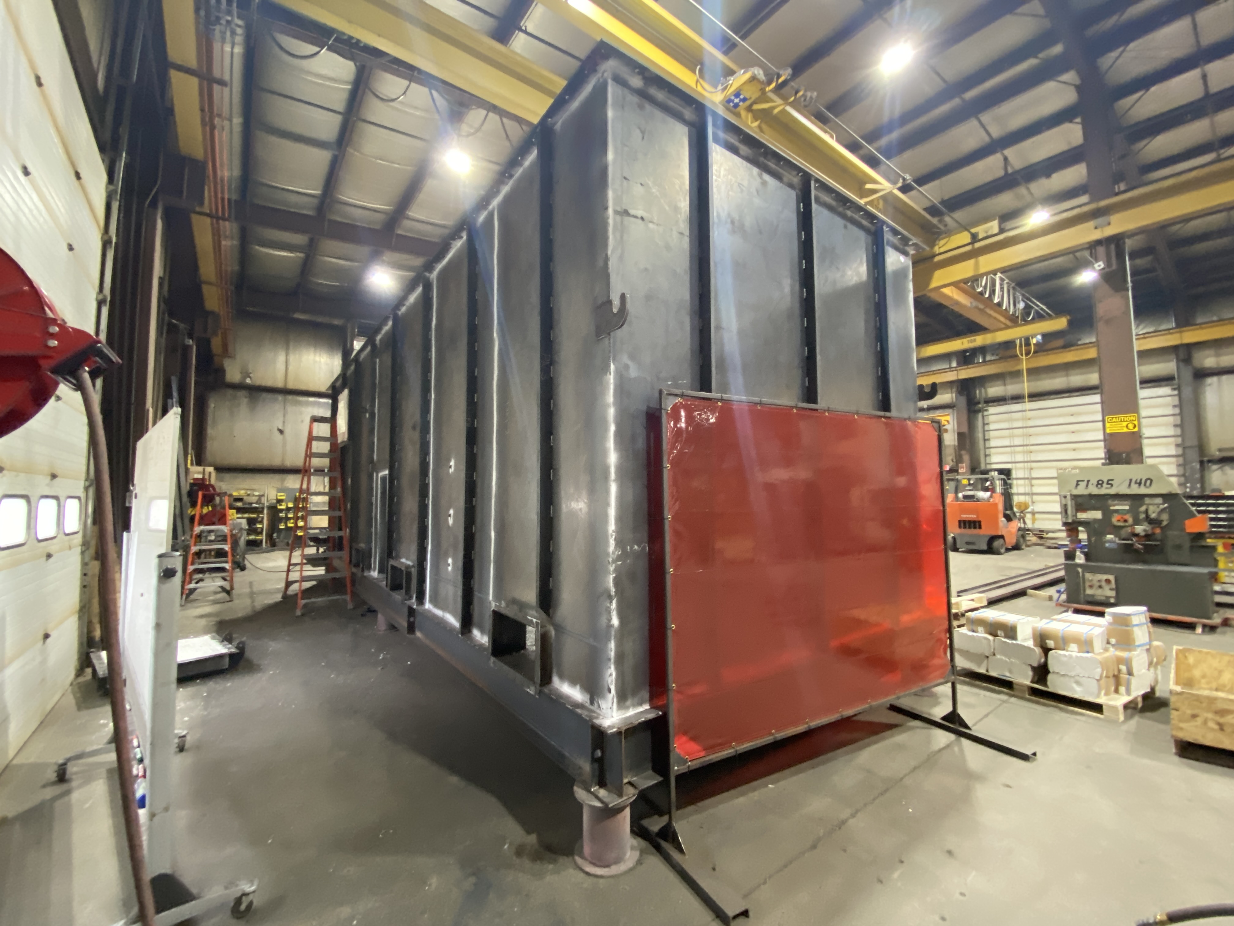 Custom Built Regenerative Thermal Oxidizer (RTO) Treating Food Packaging Emissions