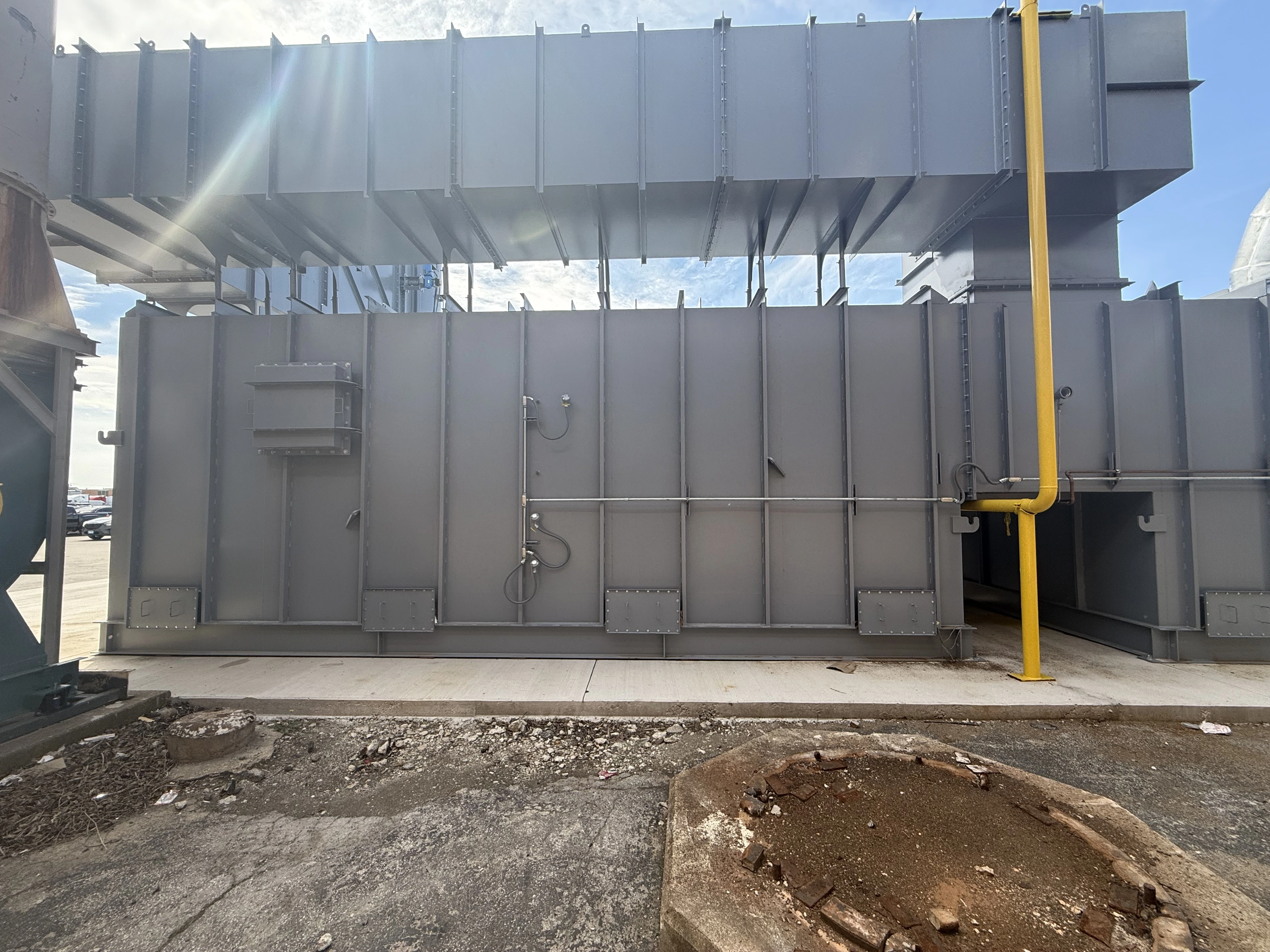 Newly installed regenerative thermal oxidizer