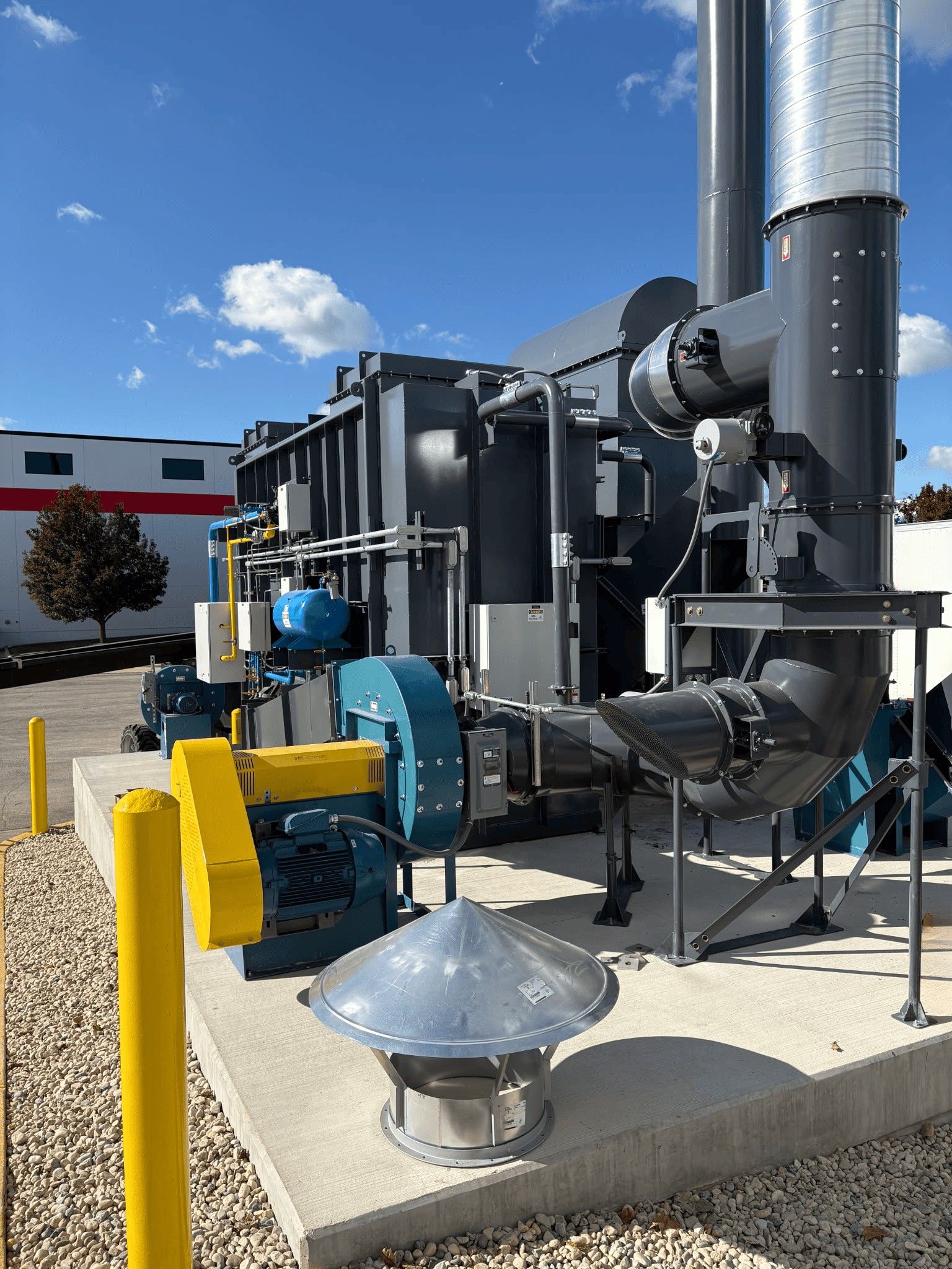 Exterior angle of newly installed refurbished RTO