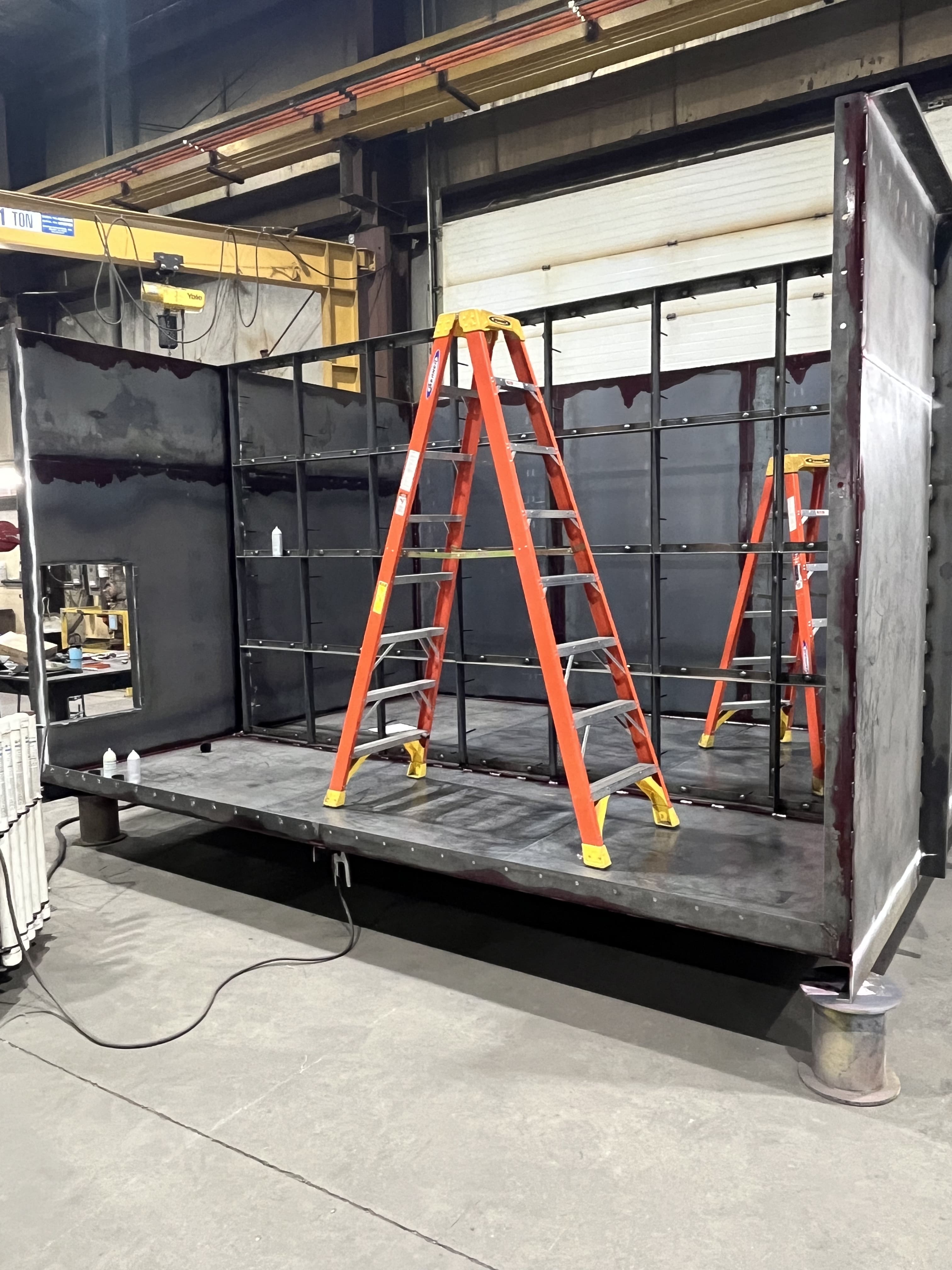 VOC rotary concentrator assembly in progress