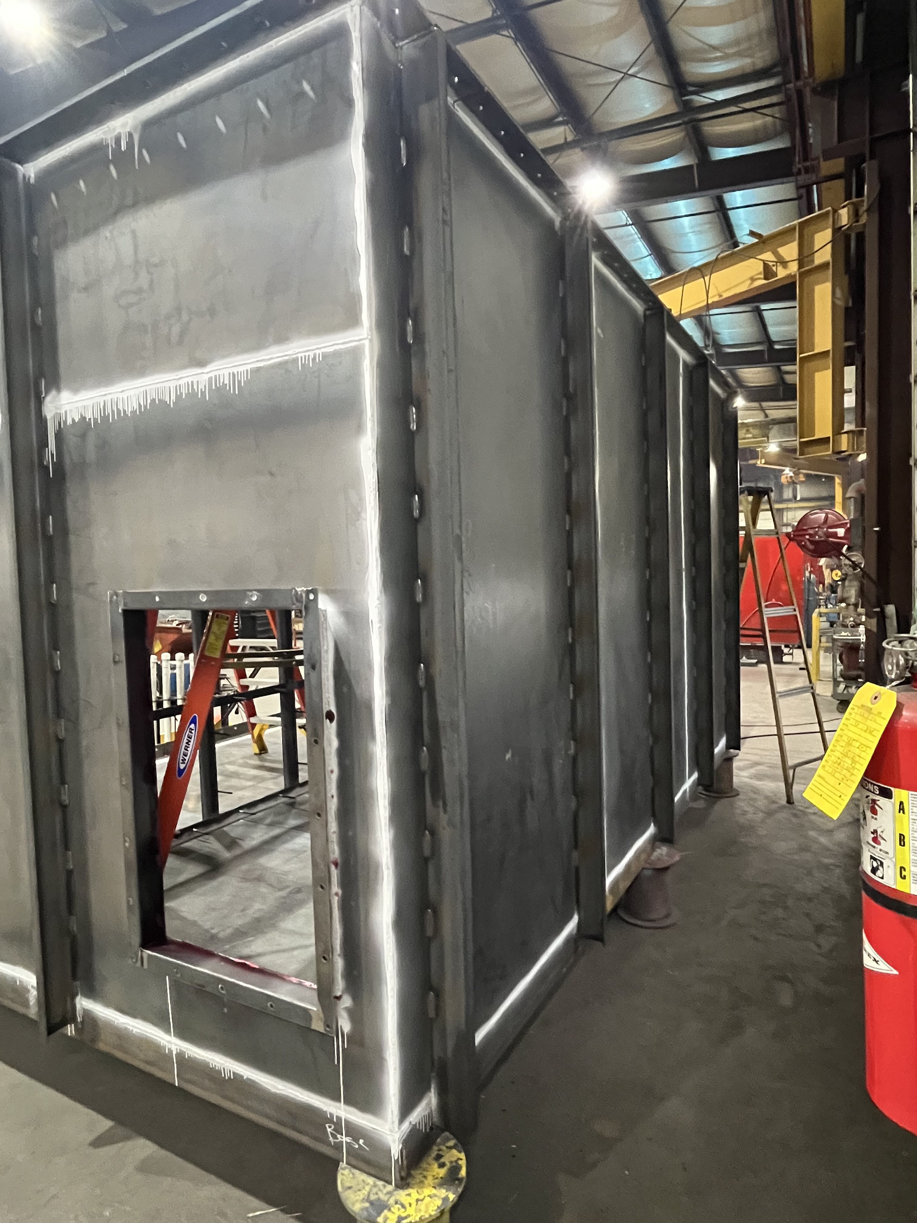 VOC rotary concentrator exterior in progress