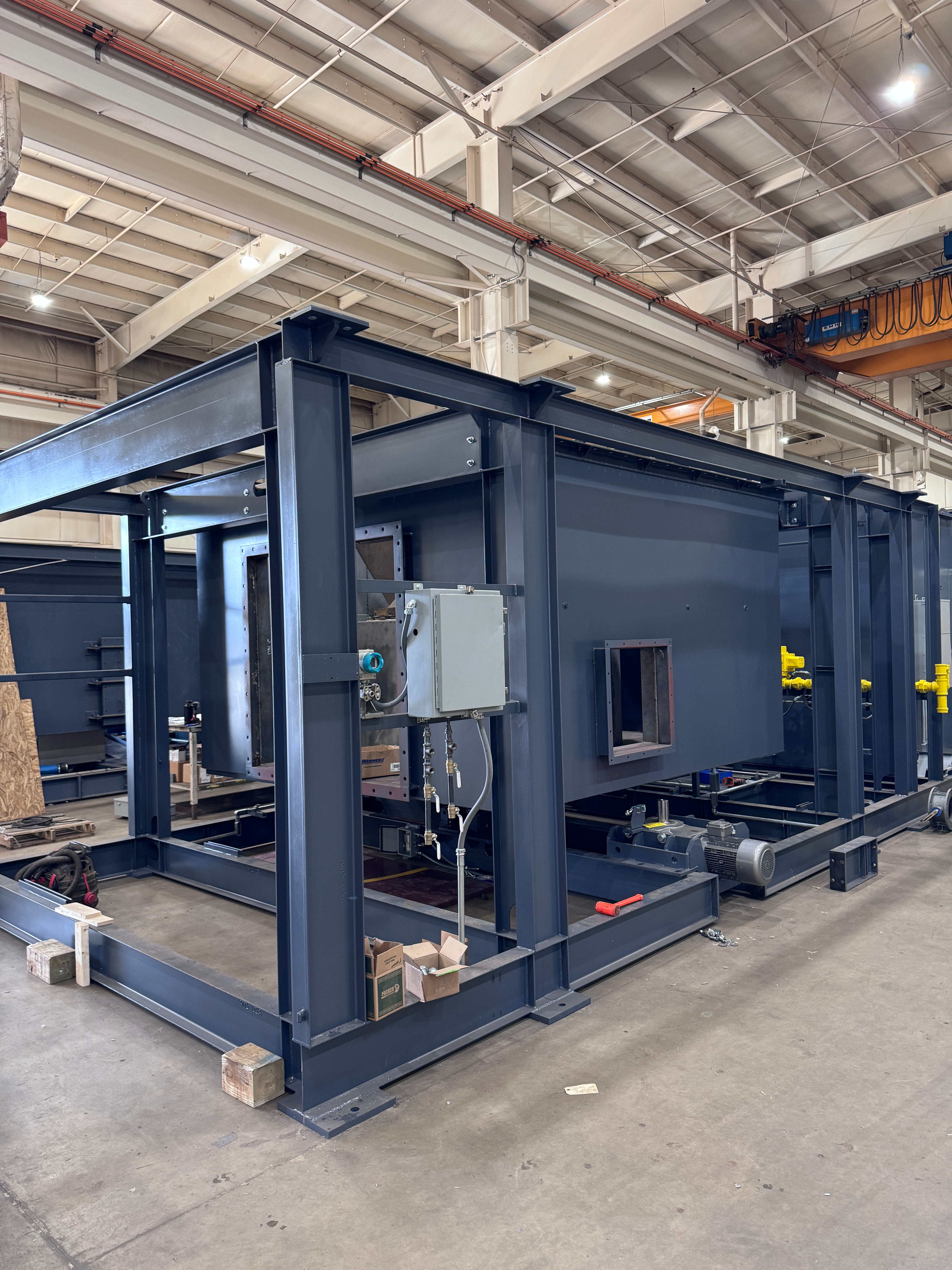 Regenerative thermal oxidizer in assembly shop