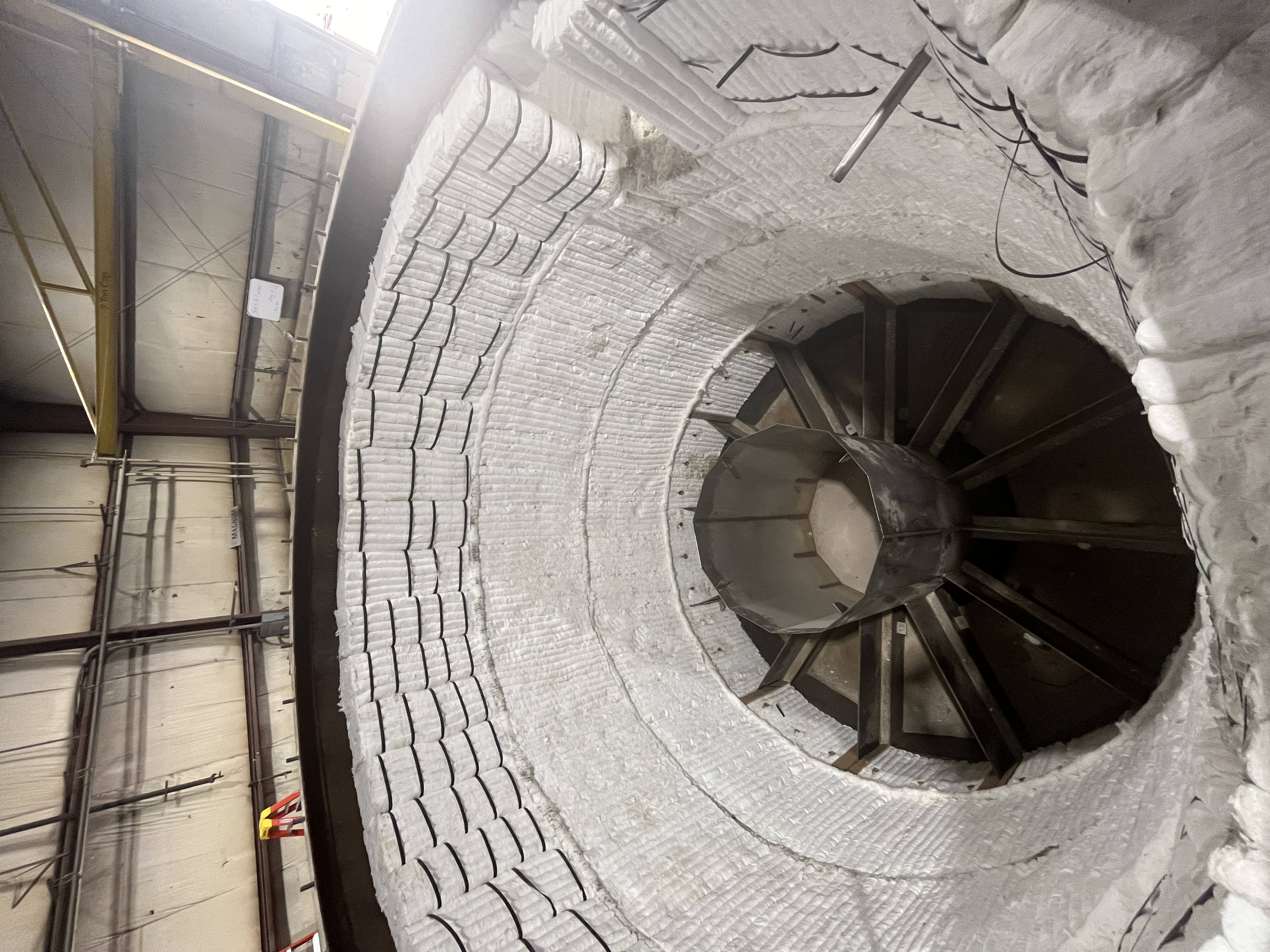 Insulation for regenerative thermal oxidizer