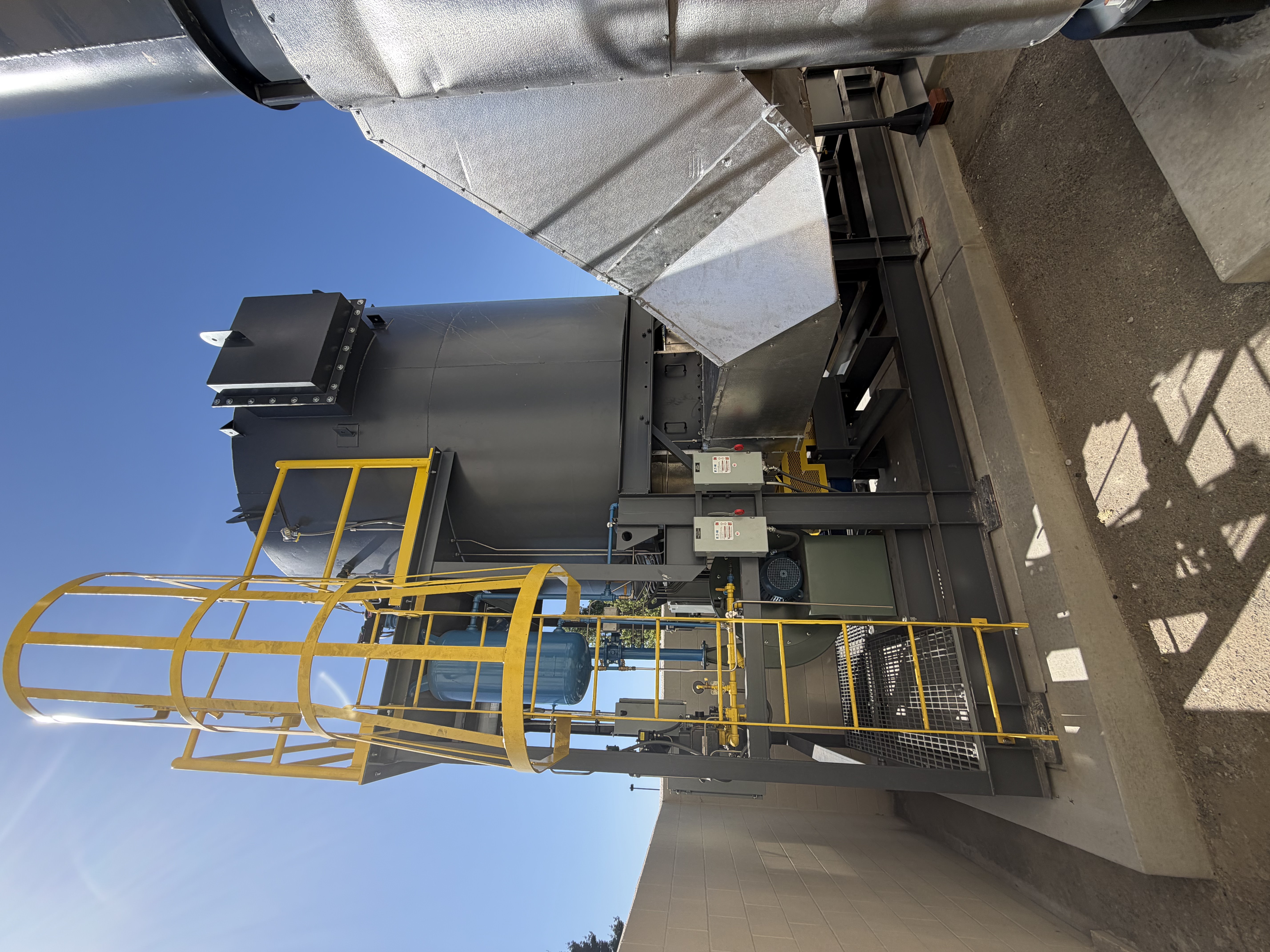 Completed and newly installed REECO regenerative thermal oxidizer