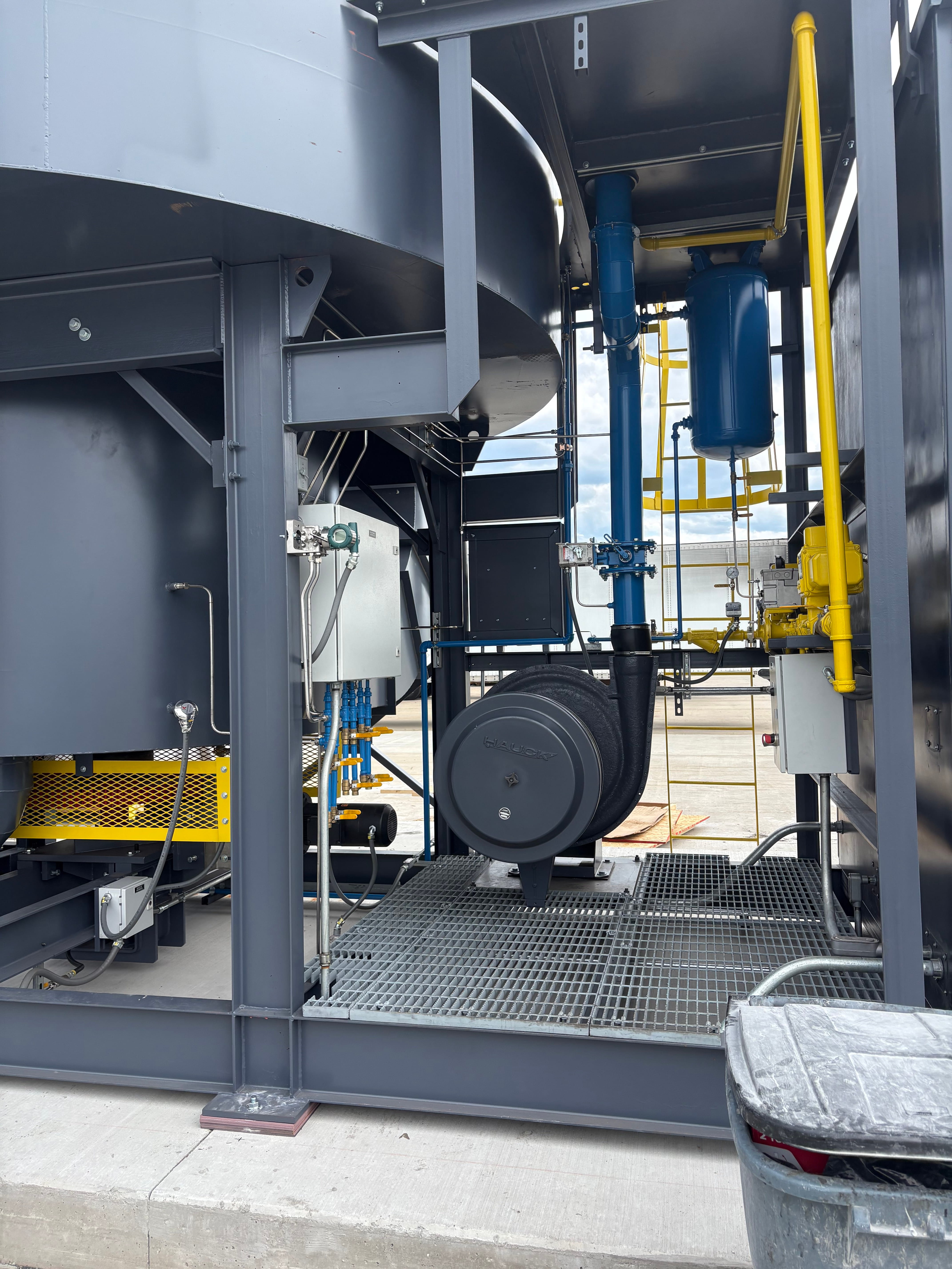 Close up view of newly installed refurbished REECO RTO