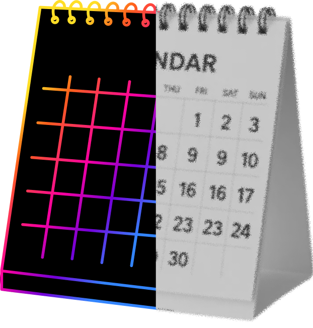 Calendar illustration representing recurring resupply orders