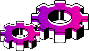 Gears representing iteration