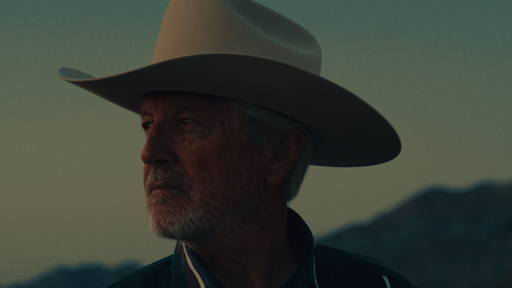 Portrait of a weathered cowboy