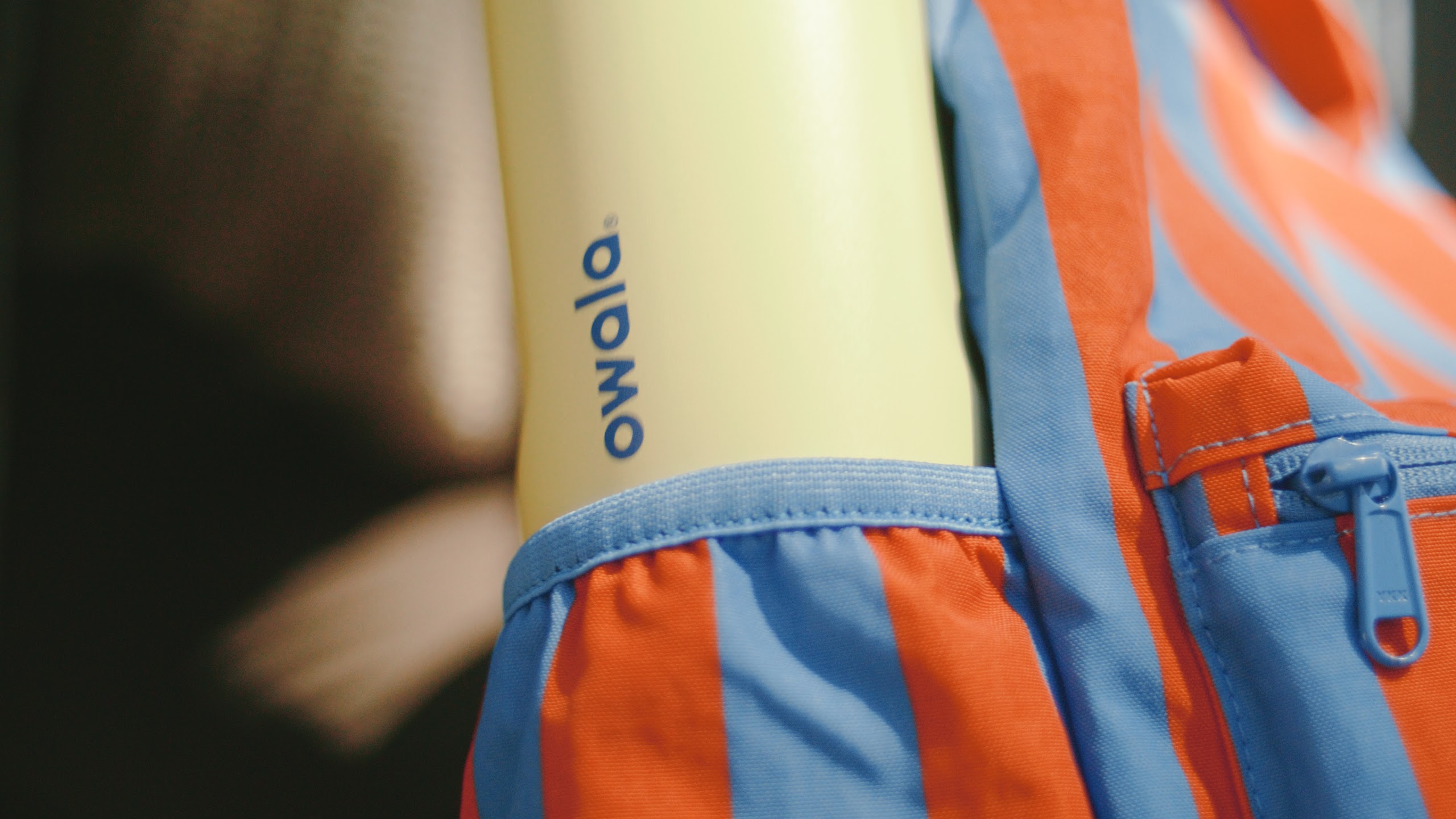 Water bottle in a STORQ backpack side pocket