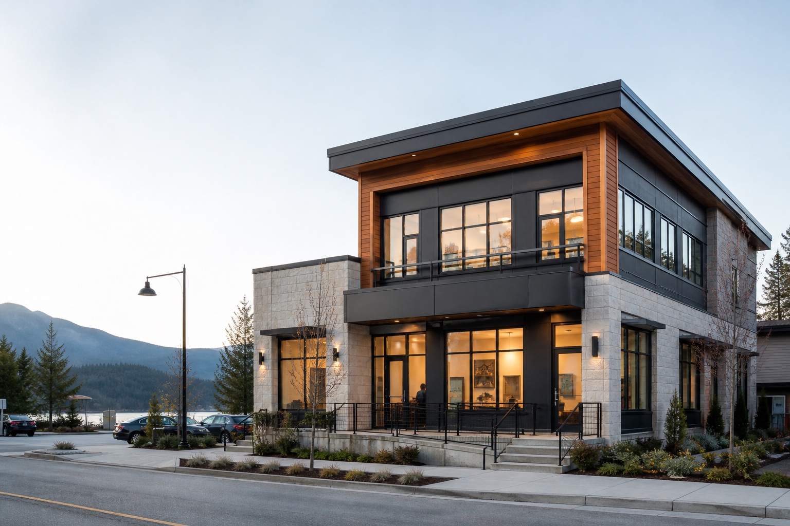 A contemporary Western Canadian commercial property representing real-property mortgage security