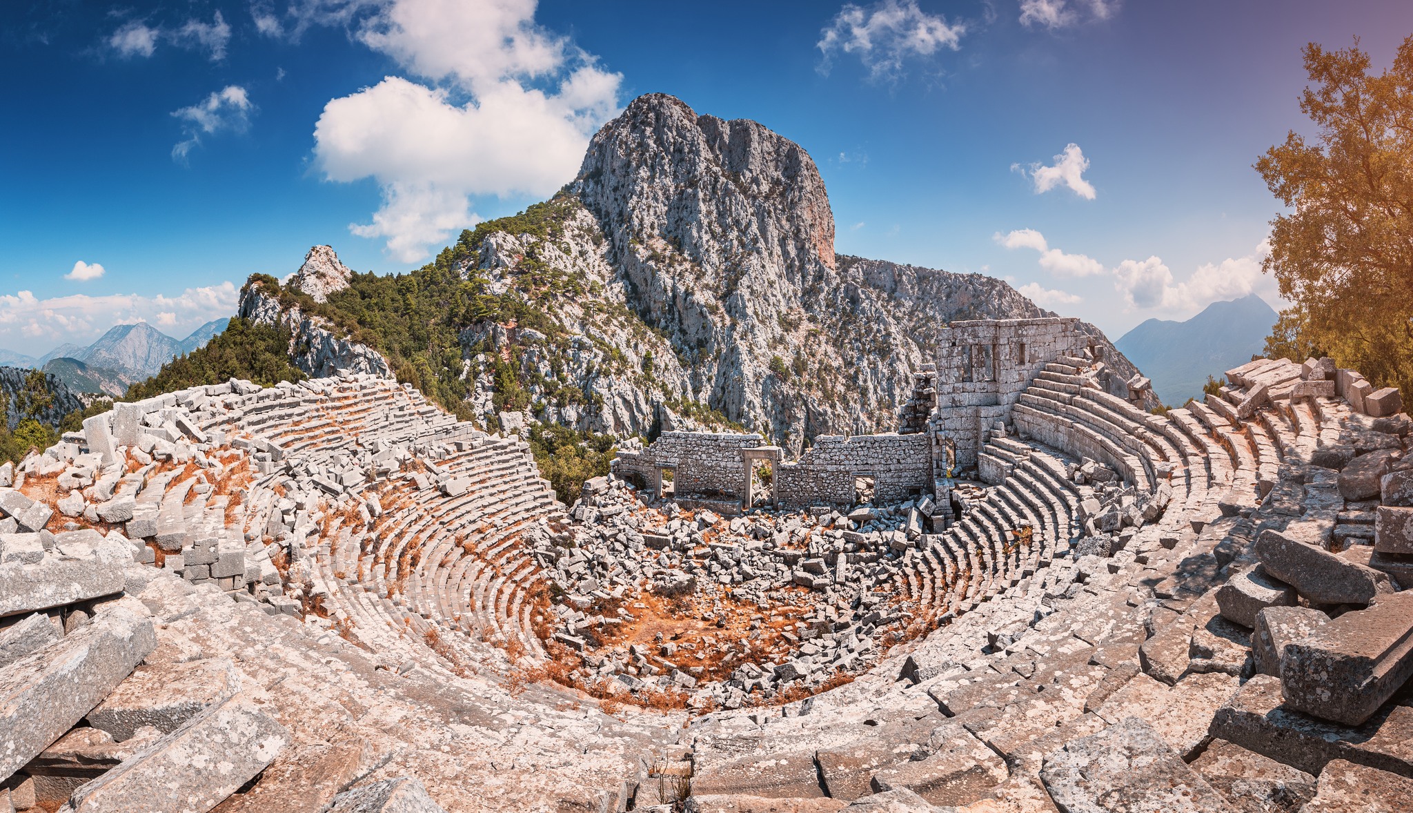 The theater stage of Termessos: A Place of Intrigue.