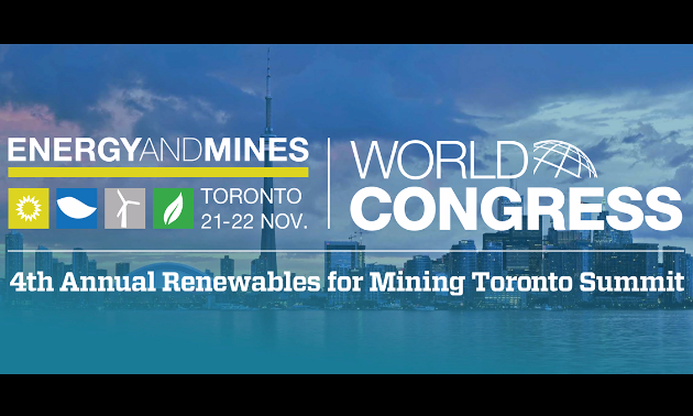 The Energy and Mines World Congress returns to Toronto in November.