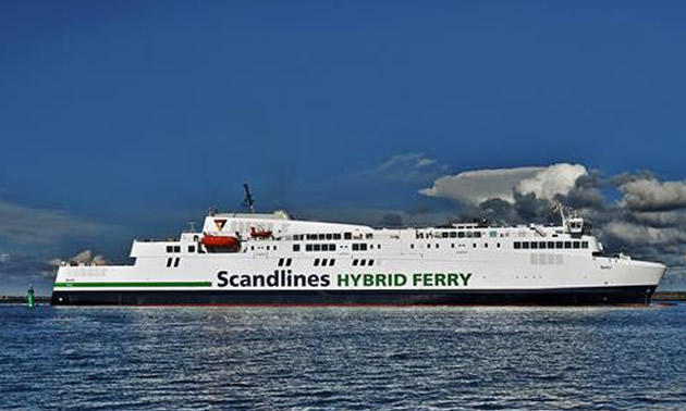 Scandlines hybrid ferry.