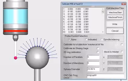 innovations in machine tool in-process measurement-Probe Calibration