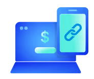 An icon representing payment links