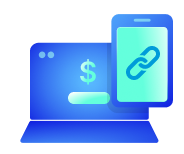 An icon representing payment links