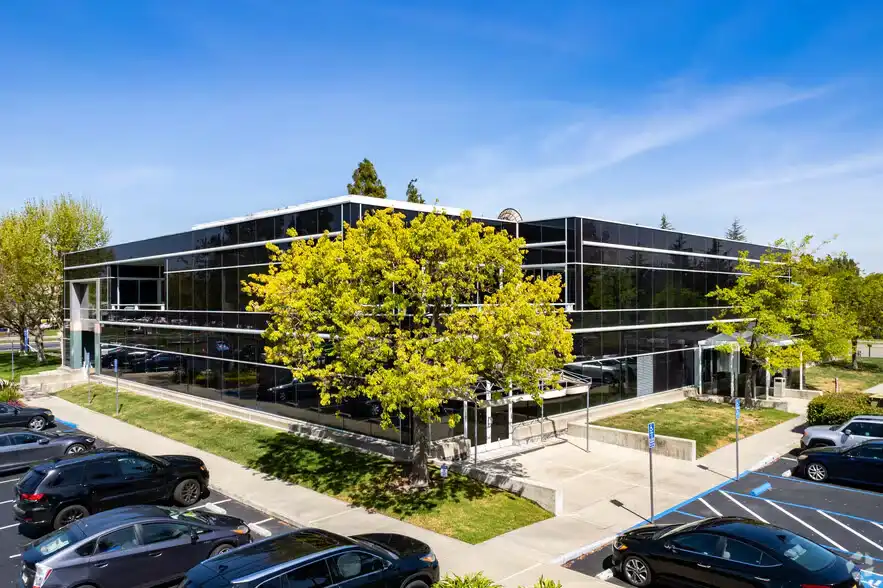 Exterior of the BASS Vein Center Pleasanton office at 5924 Stoneridge Drive Suite 108, providing expert treatment for varicose veins and vascular conditions in the Tri-Valley area.