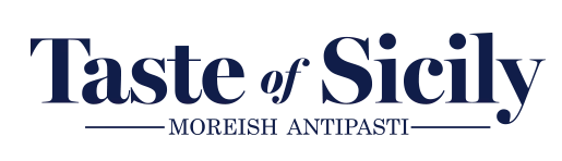 Text logo reading 'Taste of Sicily' in a brown serif font on a transparent background.