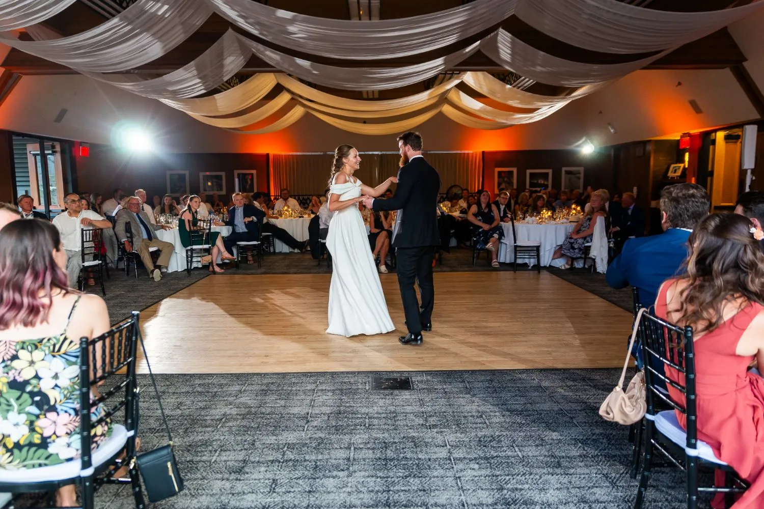bridge and groom first dance