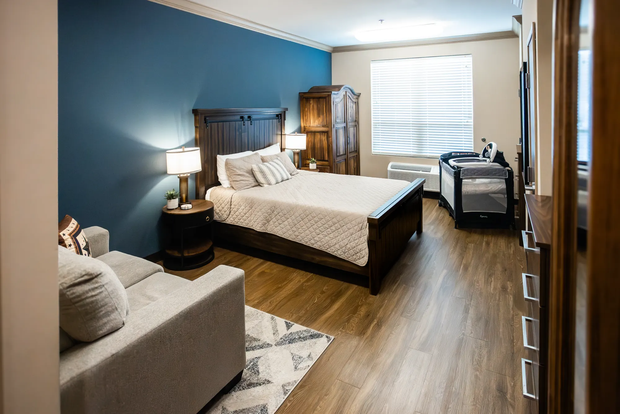 Prepared private residential suite at the Cathedral Life Centre