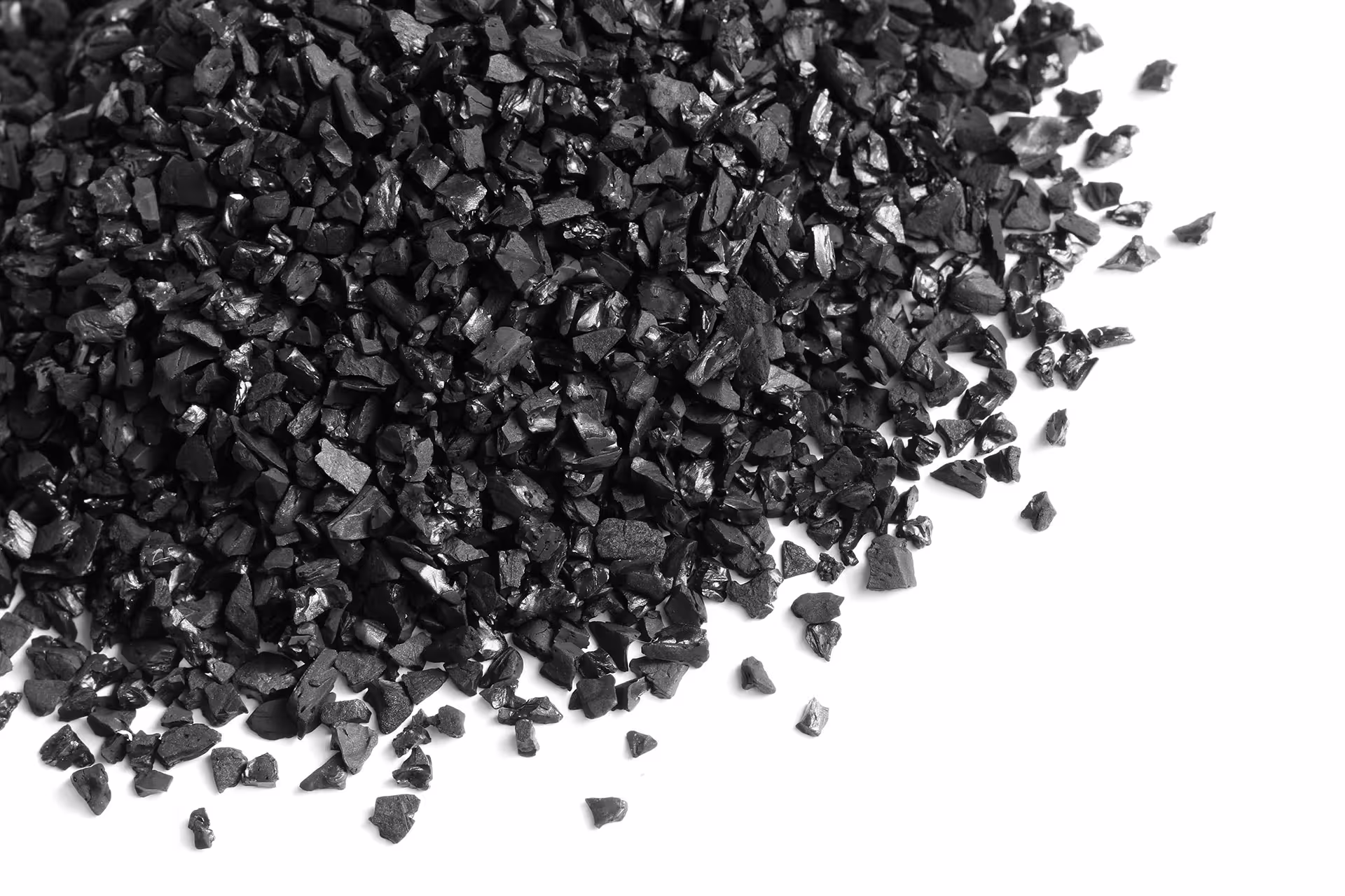 carbon granules used in filters