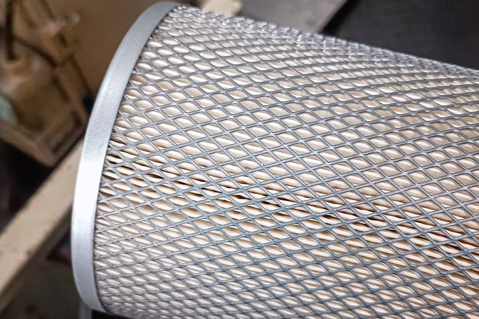 caged round filter
