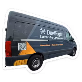 sticker of the DuetRight van.