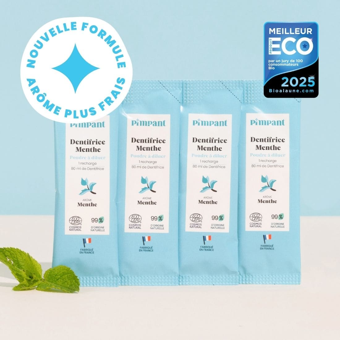 Recharges dentifrice menthe