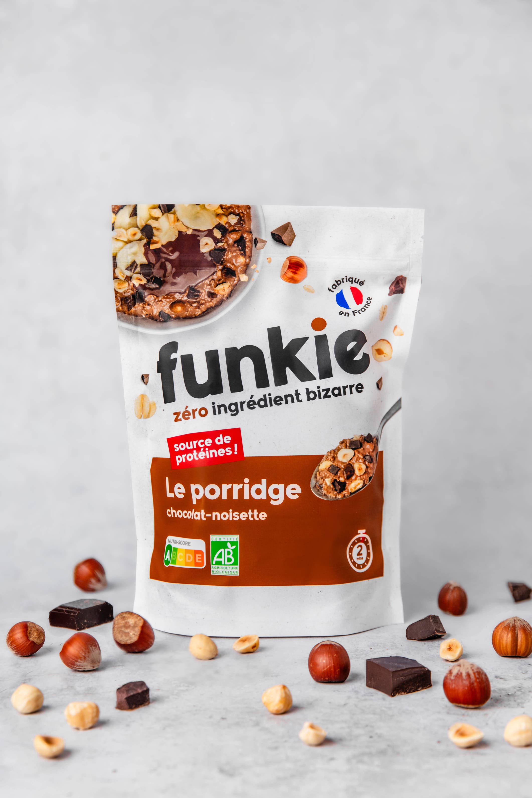 Le porridge • chocolat-noisette